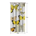 thumbnail image 5 of Yellow Butterfly Pattern Shower Curtain 36"x72" ,Bathroom Decorative Shower Curtains Set with 12 Hooks,Modern Waterproof Washable Shower Curtain, 5 of 6