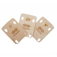 thumbnail image 3 of Mosiee 3×Electric Guitar Neck Shims Maple Plate 0.25/0.5/1 Degrees Music Instruments Electric Guitar Replacement Part, 3 of 9