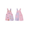 thumbnail image 2 of RUINIXCW Baby Girl Boy Birthday Overalls Shorts Outfit 1 2 3 4 Years Old Summer Fall Clothes Letter Cake Embroidery Adjustable Strap Romper Jumpsuit Bib Overalls, 2 of 9