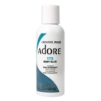 Adore Semi-Permanent Hair Color, #172 Baby Blue, 4 oz, 3 Pack