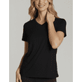 thumbnail image 5 of Real Essentials 5 Pack: Women's Short Sleeve Breeze Tech V-Neck T Shirt –Workout Top Wicking Dry Fit Athletic Tee (Plus), 5 of 6