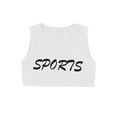 thumbnail image 3 of Aislor Kids Girls Sports Crop Tank Top Athletic Racerback Jazz Hip Hop Dance Active Vest Size 6-16 Black 10, 3 of 7