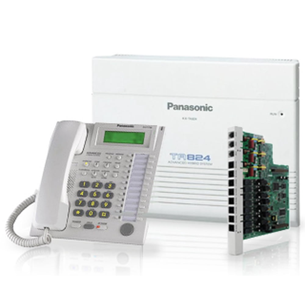 Panasonic KXTA8247736W Advanced Hybrid Telephone System w/ 3 KX