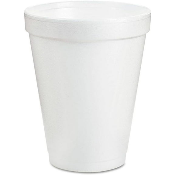 YXNF Container DCC8J8CT 8 oz Insulated Foam Drinking Cups44; White -1000 Count