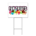 thumbnail image 1 of Fun Treats (18" x 24") Yard Sign, Includes Metal Step Stake, 1 of 6
