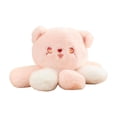thumbnail image 4 of Milaget Creative Stuffed Animal Cat Head Decorative Cute Toy Soft Pillow Handmade Pink, 4 of 9