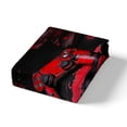 thumbnail image 4 of Erosebridal Housse de Couette Gamepads Rouges, Ensembles de Literie de Jeu Vidéo, Housse de Couette Gamer Vidéo, Décoration de Chambre de Jeu en Microfibre, Réversible, 2 Pcs (Sans Couette), 4 of 7