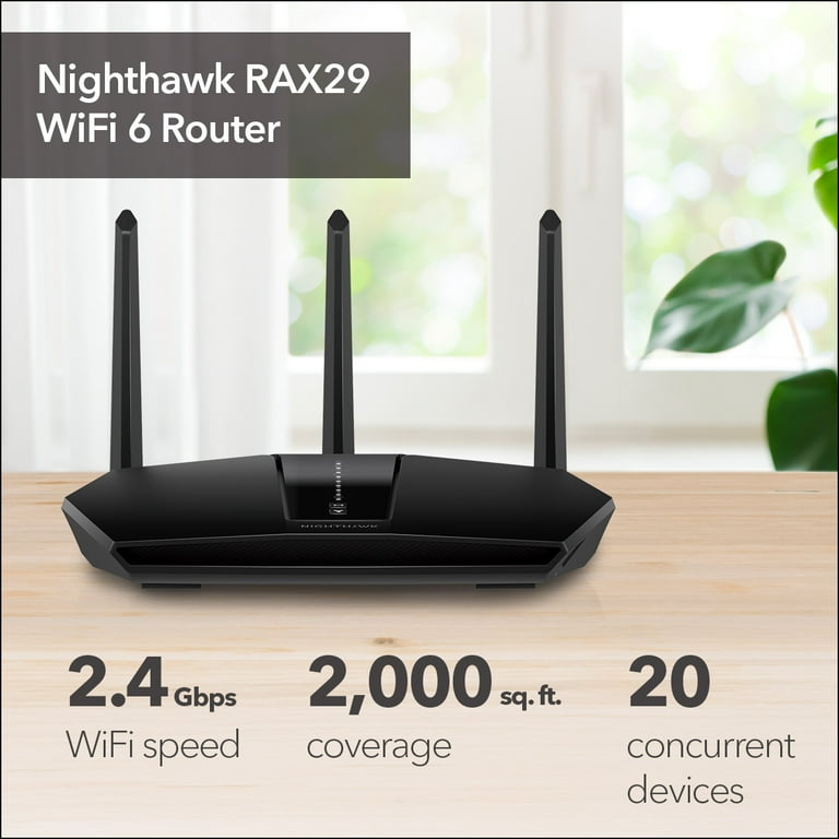 NETGEAR - Nighthawk AX2400 WiFi 6 Wireless Home Internet NETGEAR - Nighthawk AX2400 WiFi 6 Wireless Home Internet
