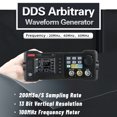 thumbnail image 2 of Riwcyla Dual,channel Function Arbitrary Waveform Generator Portable 2,Channel 200MSaS Sampling Rate 8k Storage Depth Signal Source 2.4,inch TFT LCD Digital Arbitrary Waveform Generator, 2 of 6