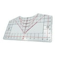 thumbnail image 2 of jiaroswwei T-shirt Acrylic Ruler Guide, T-Shirt Scale Guide Heat Press Shirt Measurement Tool Supplies, T-shirt Alignment Tool, 2 of 7