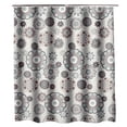 thumbnail image 3 of CHAO Cortina de Ducha Bohemia con Ganchos, Cortinas de Ducha de 180x200 cm, Cortina de baño antimoho, Tela de poliéster Lavable Impermeable, 3 of 5
