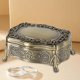 thumbnail image 1 of Caja de joyería, joyero, caja de regalo con tapa abatible, diseño coleccionable, organizador decorativo para collares y pulseras para niñas, damas y, 1 of 8