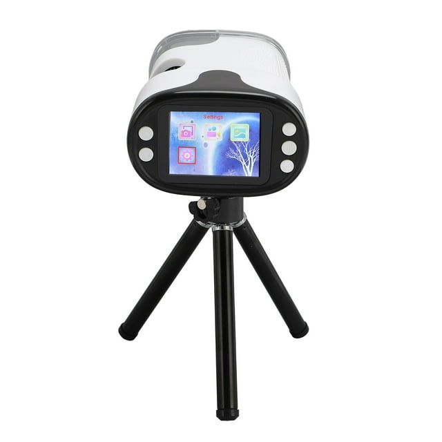 Digital Camera Microscope Binocular, with Complementary Light System, 8x Optical Zoom, 100x-1000x Digital Magnification, 2.0 Inch IPS Display, Photos and Videos, Educational Toy