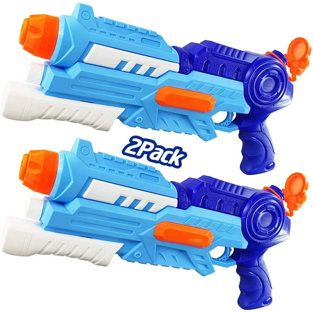 2 Pack Water Gun Squirt Guns Water Blaster 300cc High Capacity Water Soaker Blaster Squirt Toy Swimming Pool Beach Sand Water Fighting Toys Walmart Com Walmart Com