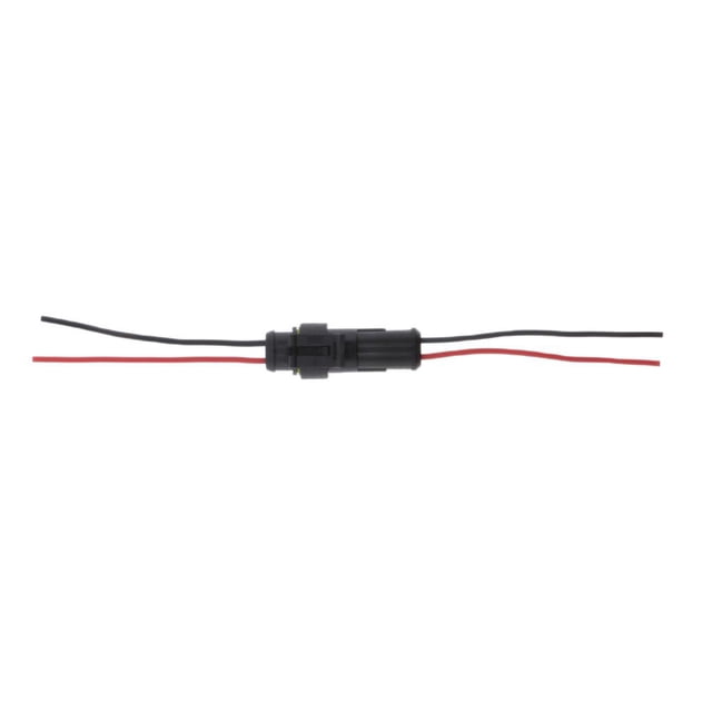 Conector de cable eléctrico HID macho y hembra para coche, resistente al agua, 14 AWG, arnés de cables 2pin