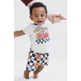 thumbnail image 2 of Conjunto de atuendos Disney Cars Lightning McQueen con camiseta y pantalones cortos, 2 of 6