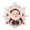 B, variant on Christmas Pearl Diamond Painting Suncatcher Kit, DIY Craft, Acrylic Snowflake Shape Board with Lace Edge, 3D Mixed-Sized Pearl Beads Craft