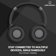 thumbnail image 4 of Audio-Technica ATH-S220BTBK Wireless On Ear Headphones, Black, 4 of 8