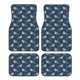 thumbnail image 1 of Fotbe Funny Sharks Juego de 4 Tapetes para Auto con Estampado – Alfombrillas de Goma Reforzada, Diseño Antideslizante, Protección para Todo el Año – Vehículos, Autos, Camionetas y SUVs, 1 of 7