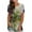 Multicolor, variant on Ichuanyi Womens Tops, Summer Women's Fashion Casual Round-Neck Digital Print Short Sleeve T-Shirt Top Blouse