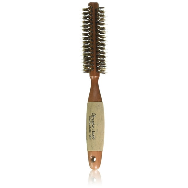 Creative Hair Brushes Round Mixed Boar Bristle, Small, 1.8 Ounce CRM1