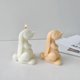 thumbnail image 5 of Molde de silicona con forma de conejo de orejas largas y aroma fácil de desmoldar para hacer velas, 5 of 5