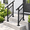 Black-with Balusters-2 Step-2, variant on Black-Stair Railing 5 Step 1 5ft W X 36in H Outdoor Stair Deck Guard Rail Kit
