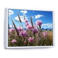 thumbnail image 2 of Designart "Cornflowers landscape IV" Floral Floater Framed Wall Art Living Room, 2 of 7