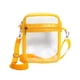 thumbnail image 4 of Bolso Transparente Bolso Cruzado Transparente Correa Ajustable Duradera Bolso de Mano Impermeable Bolso Transparente Monedero Transparente para Deport amarillo pequeño, 4 of 7