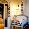 thumbnail image 2 of SEANATIVE Thanksgiving Fall Pumpkin Windsocks 2 Piece Outdoor Hanging 40 Inch Maple Leaves Wind Sock with Tails Festival Decoration for Yard Garden Patio Home Decorations, 2 of 7
