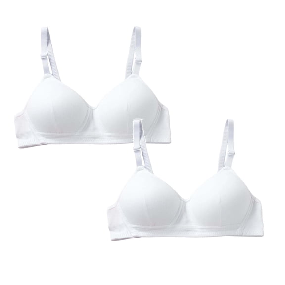 SHenli Teens Training Bras for Girls Kids Padded Tweens Bra Adjustable Straps 12-18Y