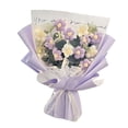 thumbnail image 1 of Ramo de flores de Ramo de punto hecho a mano Decorativo Exquisito Ramo de Ramo tejido para Props Regalo Restaurante DIY Decoración Violeta, 1 of 9