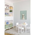 thumbnail image 4 of Marmont Hill White Llama with Glasses II Canvas Wall Art, 4 of 7