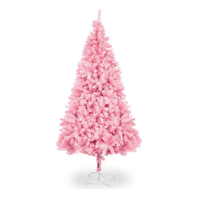 Árbol De Navidad 1.8m Decoración Navideña Moderna Lab.G, Rosa