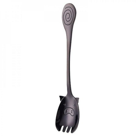 

Big promotion!!Cartoon Style Children s Cute Piglet Stainless Steel Fork Spoon Tableware