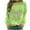 #012-Green, variant on Neewe Women's Christmas Printed Casual Crew Neck Sweatshirt Loose Soft Long Sleeve Pullover Tops