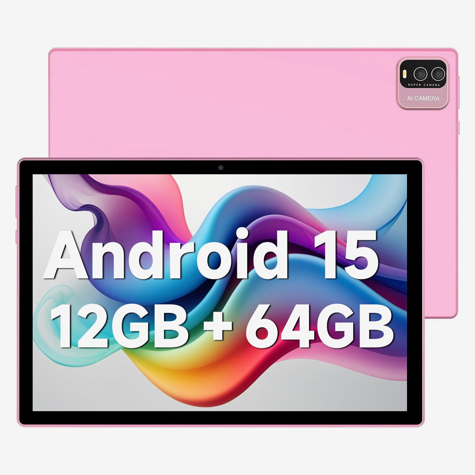 10 inch Android 13 Tablet, 8GB RAM+64GB ROM+512GB Expandable Computer Tablets PC, IPS Screen, 2+8MP Dual Camera, WiFi, BT, Google Certified Tablet