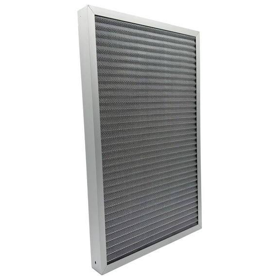 Washable Air Filter 20x25x2 MERV 5 - Aluminum Electrostatic Furnace Filter - Reusable HVAC Filter for Central Air - Actual Size 19.7x24.7x1.8
