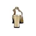 thumbnail image 4 of FUZZY Greta Women Wide Width Closed Toe Decorative Nylon Mesh Slingback GOLD 9.5, 4 of 6