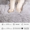 thumbnail image 3 of Cat Beds for Indoor Cats,Washable Donut Cat and Dog Bed,Soft Plush Pet Cushion,Waterproof Bottom Fluffy Dog and Cat Calming and Self Warming Bed for Sleep Improvement。, 3 of 5