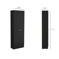 thumbnail image 5 of RST Brands Lindon MDF Veneer Pantry Storage Cabinet in Black, 5 of 5
