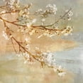 thumbnail image 2 of Seba, John 26x26 Black Ornate Wood Framed with Double Matting Museum Art Print Titled - Blossoms OnThe Pond I, 2 of 4