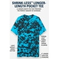 thumbnail image 5 of KingSize Men's Big & Tall Shrink-Less Lightweight Longer-Length Crewneck Pocket T-Shirt, 5 of 6