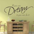 thumbnail image 5 of If You Can Dream ItCitas De Letras Motivadoras Inspiradoras Decoración De Pared Para Mujeres Niños Niñas Niños Sala De Estar Dormitorio Sala De Juegos Cuarto De Niños Pegatinas De, 5 of 5