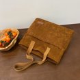 thumbnail image 1 of Bolso de mano informal de pana para mujer, bolso de otoño invierno con múltiples bolsillos de gran capacidad (marrón), 1 of 8