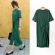 thumbnail image 3 of Summer New Casual Loose-Fit Long T-Shirt Dress Plus Size Niche Dress,Maxi Dress,M-, 3 of 5