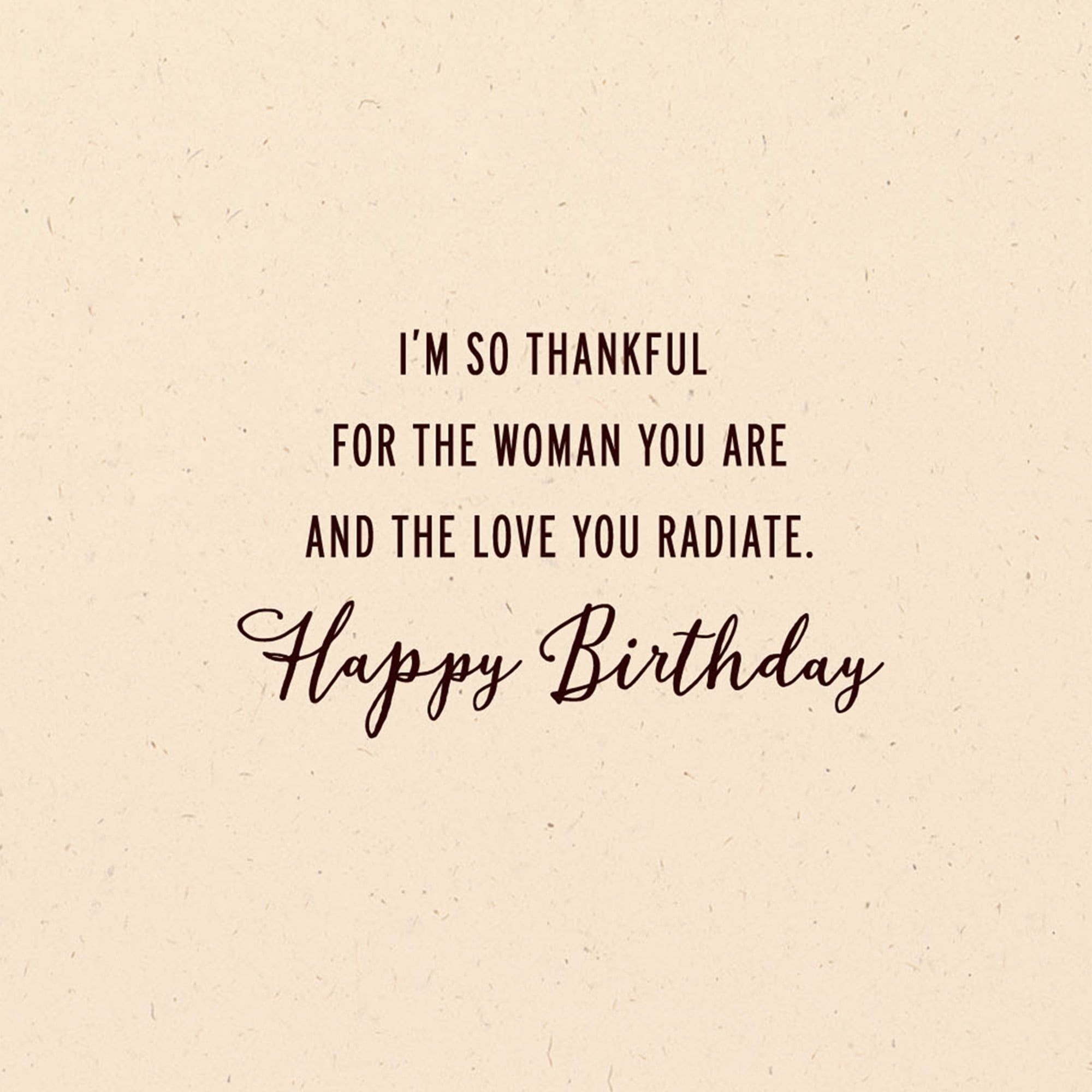 Hallmark Mahogany Birthday Card for Sister (Thankful for the Love You Radiate)