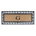 thumbnail image 1 of First Impression Exclusive Hand Crafted Myla Monogrammed Entry Doormat, Large Double Door Size (17.7 x 47.25)-RC2004G, 1 of 5