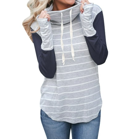 hooded sweatshirt lightweight striped