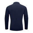 thumbnail image 5 of GIRUNS Men's Turtleneck Sweater Long Sleeve Basic Slim Fit Knitted Pullover Thermal Tops Navy Blue 2XL, 5 of 8
